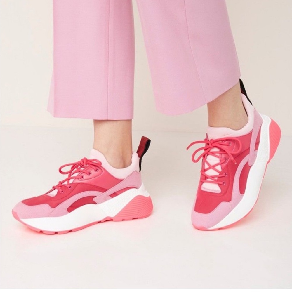 Stella McCartney Pink Eclypse Chunky Sneakers